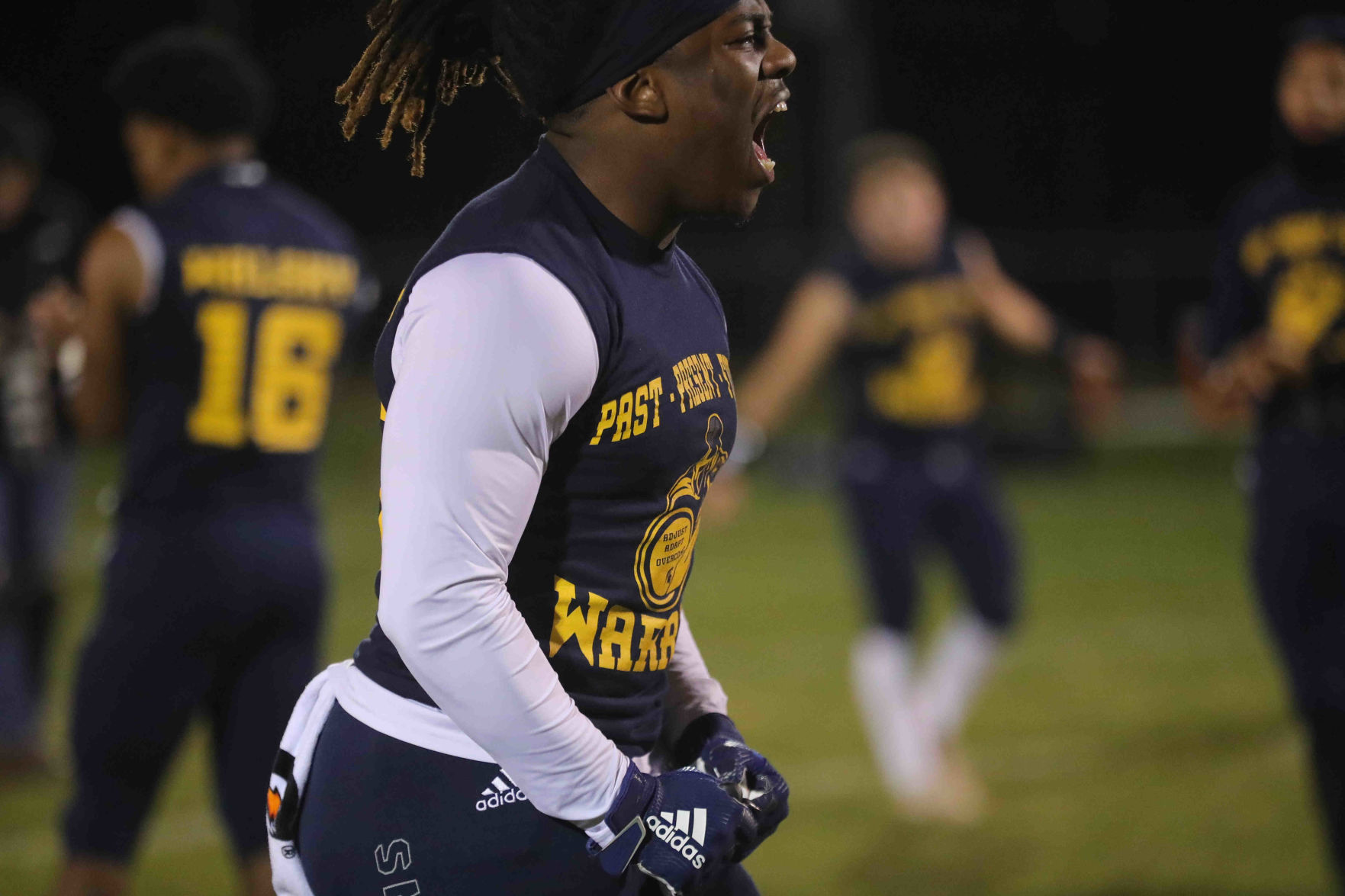 Wearing #16 for Walsh